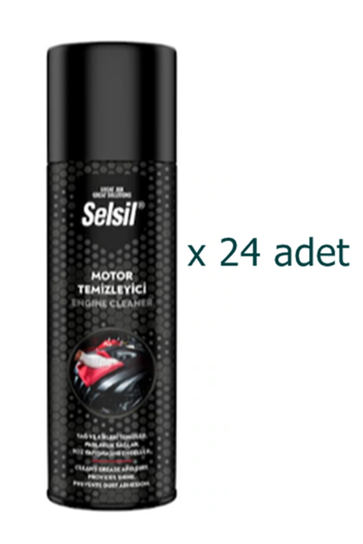 SELSİL Motor Temizleme Spreyi 24 Adet 500 Ml Koli