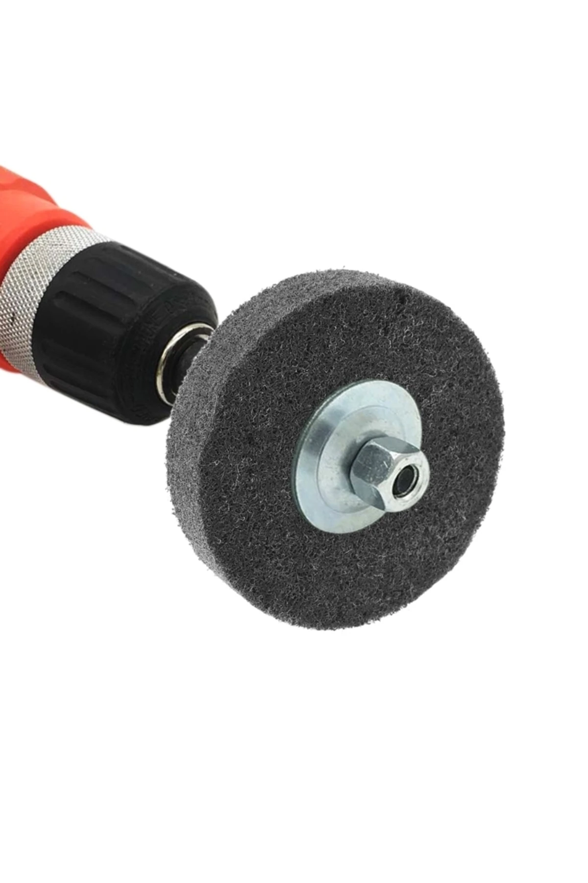 Fiber Parlatma Tekerleği Aşındırıcı Lehçe 800 Kum Metal Taşlama Polisaj Skoch Matkap Adaptörlü