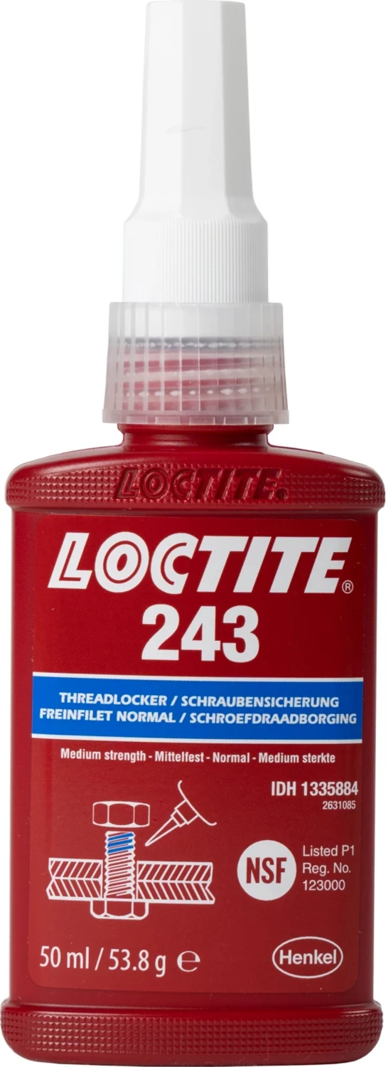 LOCTİTE243 Orta Mukavemetli Civata / Vida Sabitleyici (50ML)