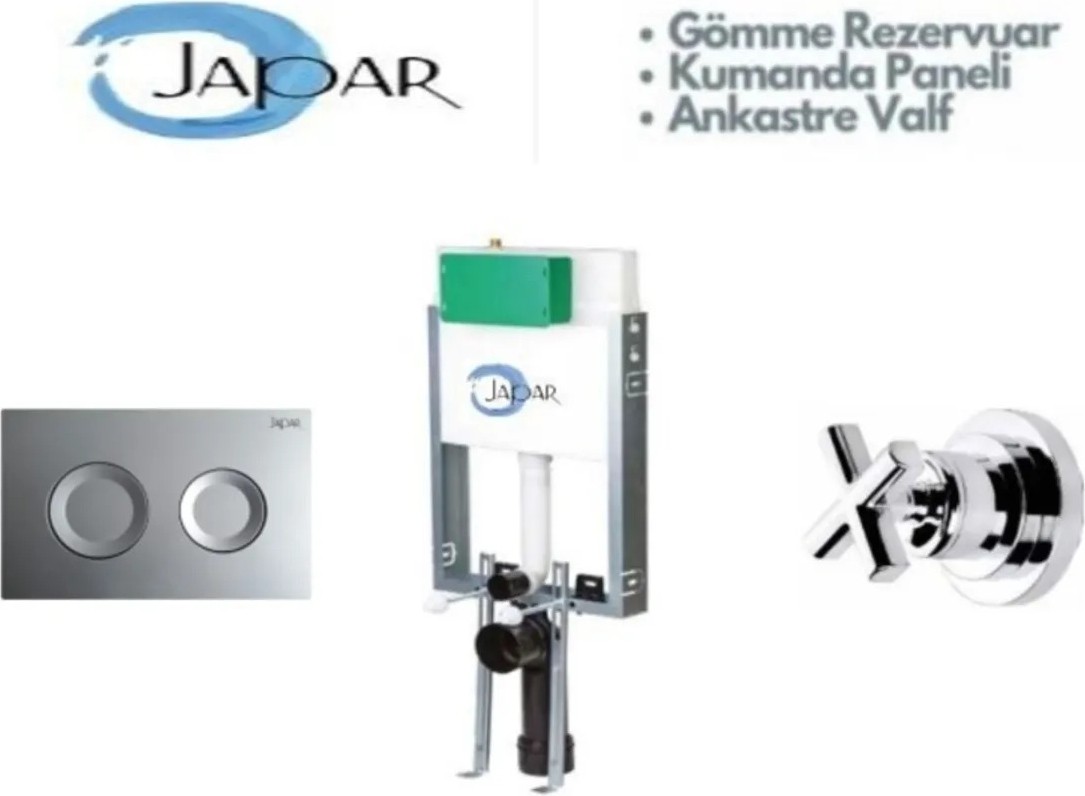 Pro Ecos 80 mm Cıft Kademeli Gomme Rez Galvanız + Panel