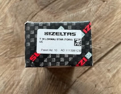 İZELTAŞ T30 Tork Uç T30 1/2 Lokma Bits Uç 50 Mm Vida Sıkma Ucu 10 Adet