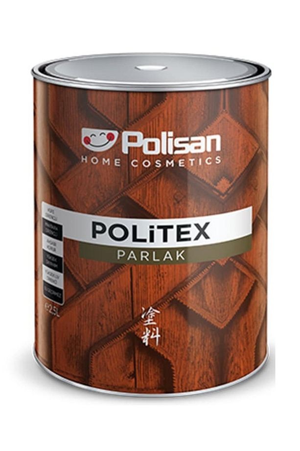 Politex Lüx Vernik Ahşap Koruyucu Parlak Ceviz 2,5L