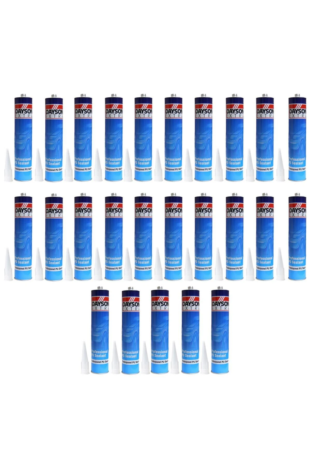 Extra Poliüretan Mastik Silikon Pu Sealant 280 ml Beyaz 25 Adet 1 Koli