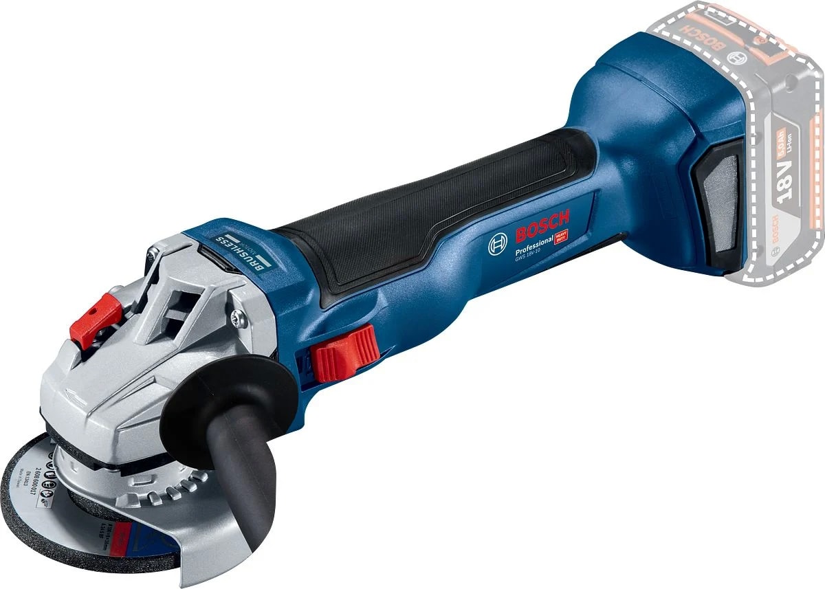 BOSCH Akülü Avuç Taşlama Makinesi Gws 18V-10 (Aküsüz) (125 Mm) - 06019J4002