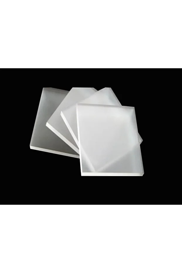 Buz Beyazı Pleksi Levha 2 mm 35cmx35cm