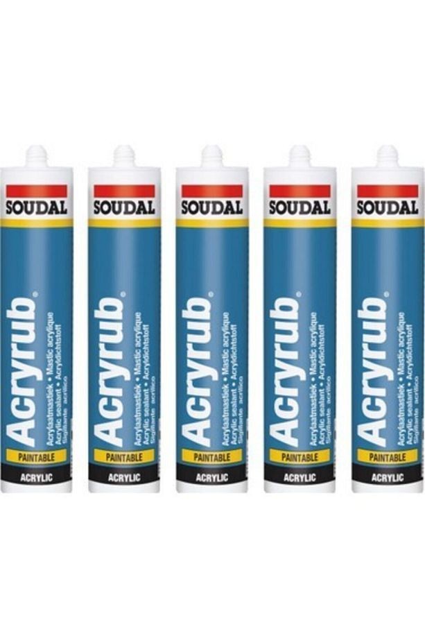 Acryrub Silikonize Mastik Siyah Renk 500gr Koli