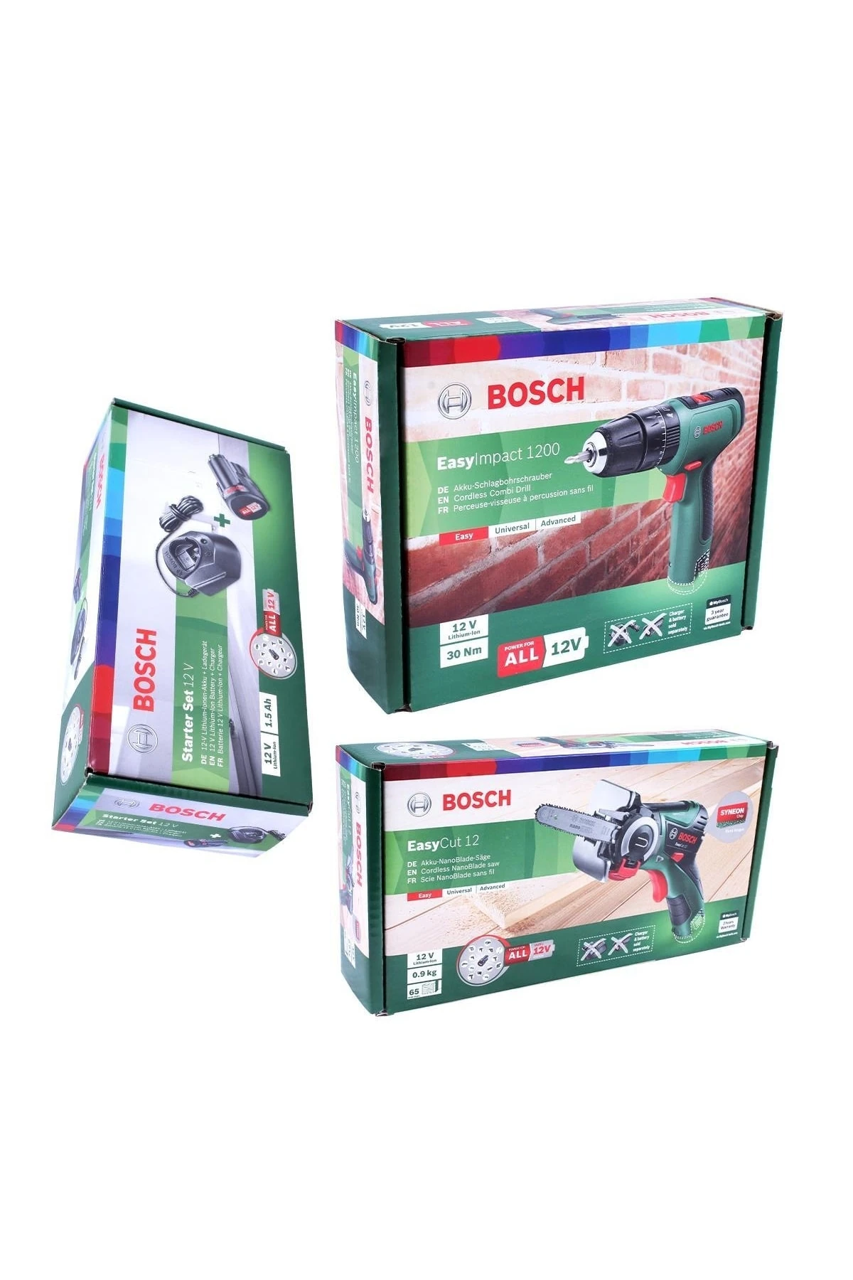 1200easyımpact Darbeli Matkap + Easycut12 Solo + Akü Ve Sarj Aleti