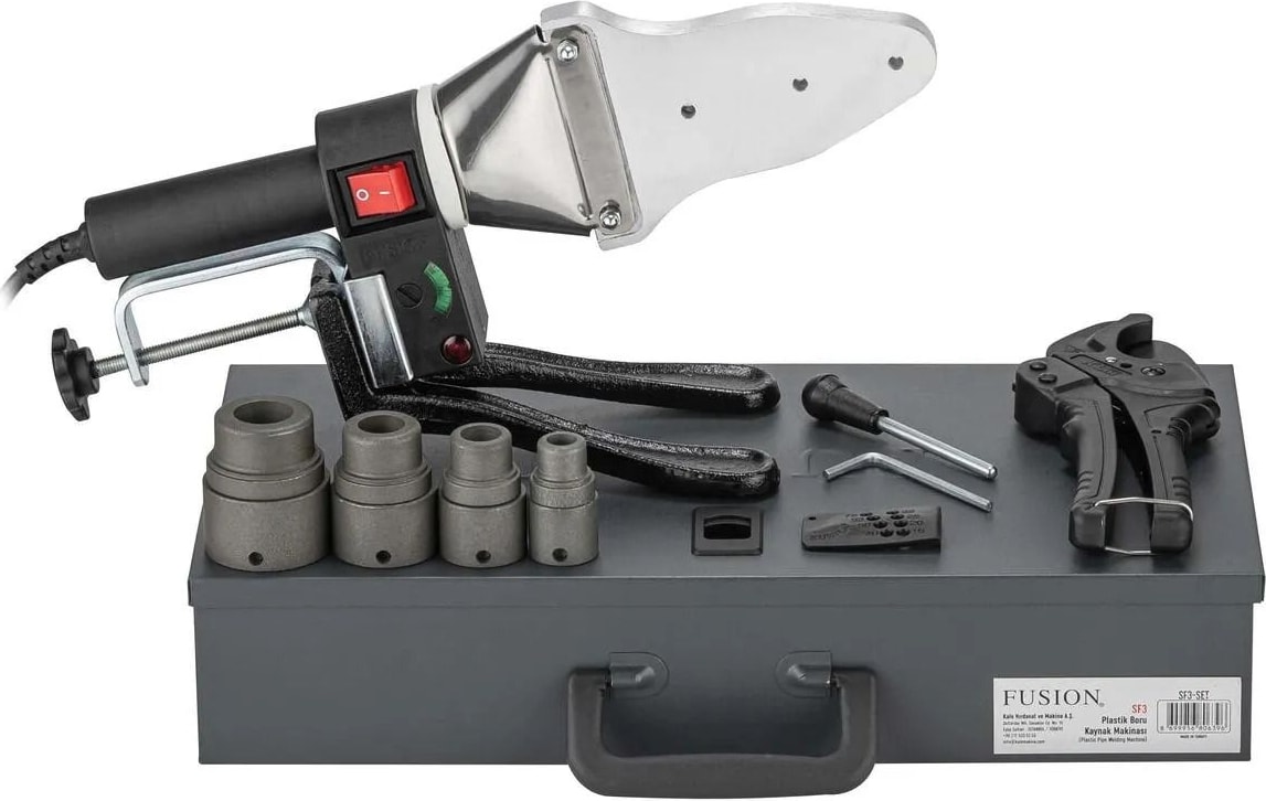 Pvc Kaynak Sf3 Set Pprc Boru Kaynak Makinası Çift Rezistans 220 2 Yıl Elektrikli