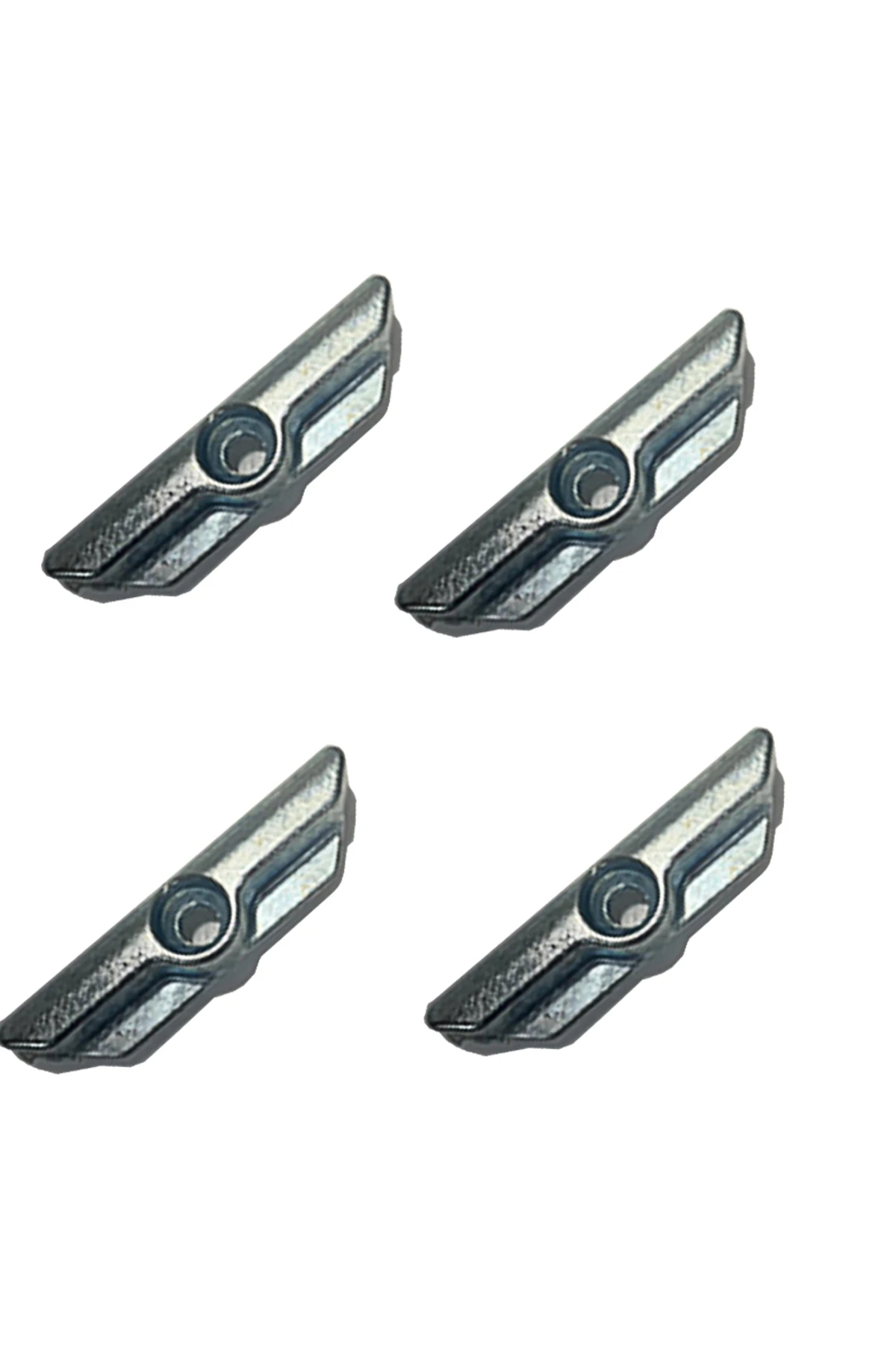 4 ADET Pimapen PVC Pencere ve Kapı Kilit İspanyolet Karşılığı (Tek Delikli Standart Model)