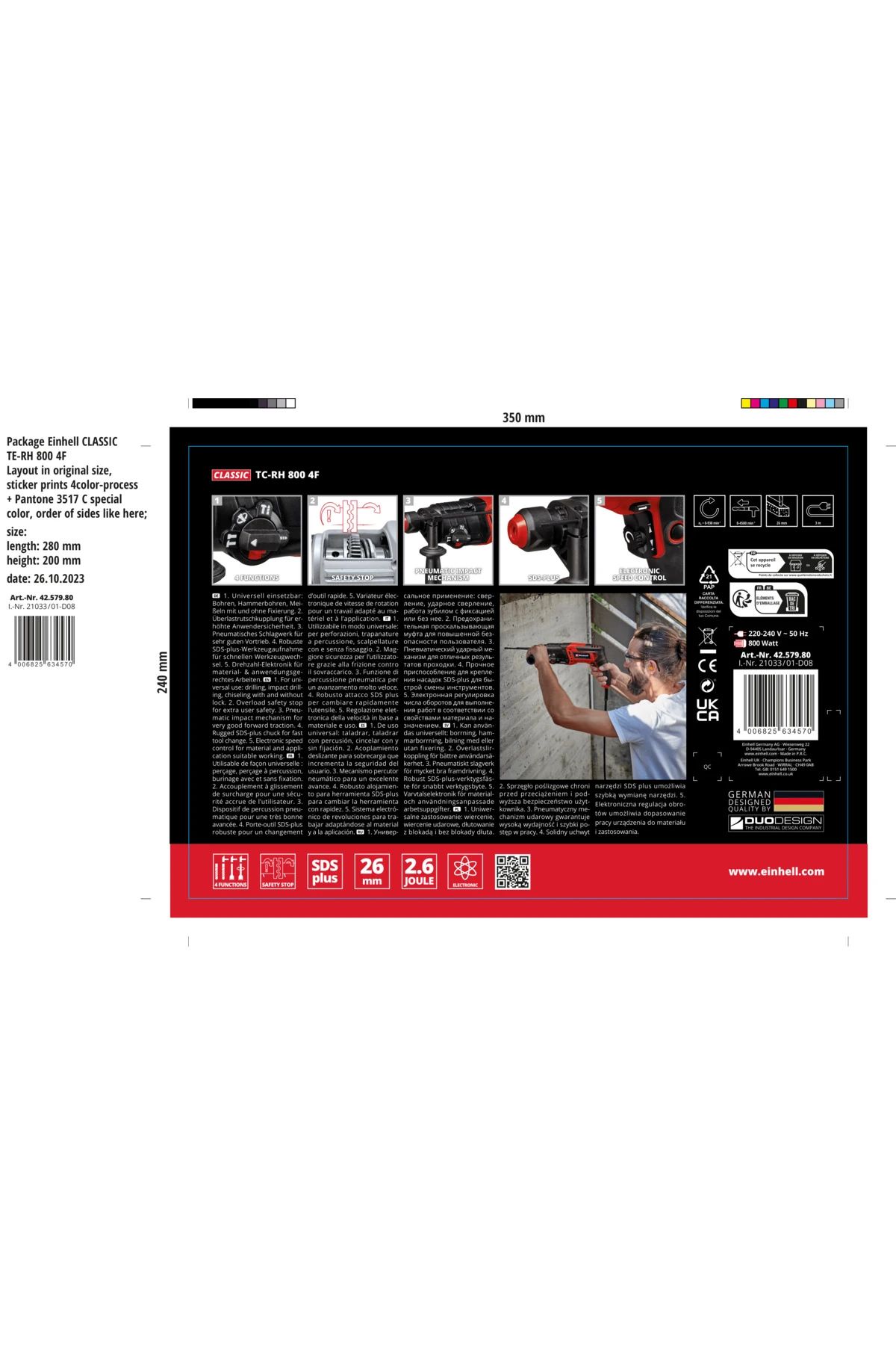 Tc-rh 800 4f, Kırıcı Delici - 4257980