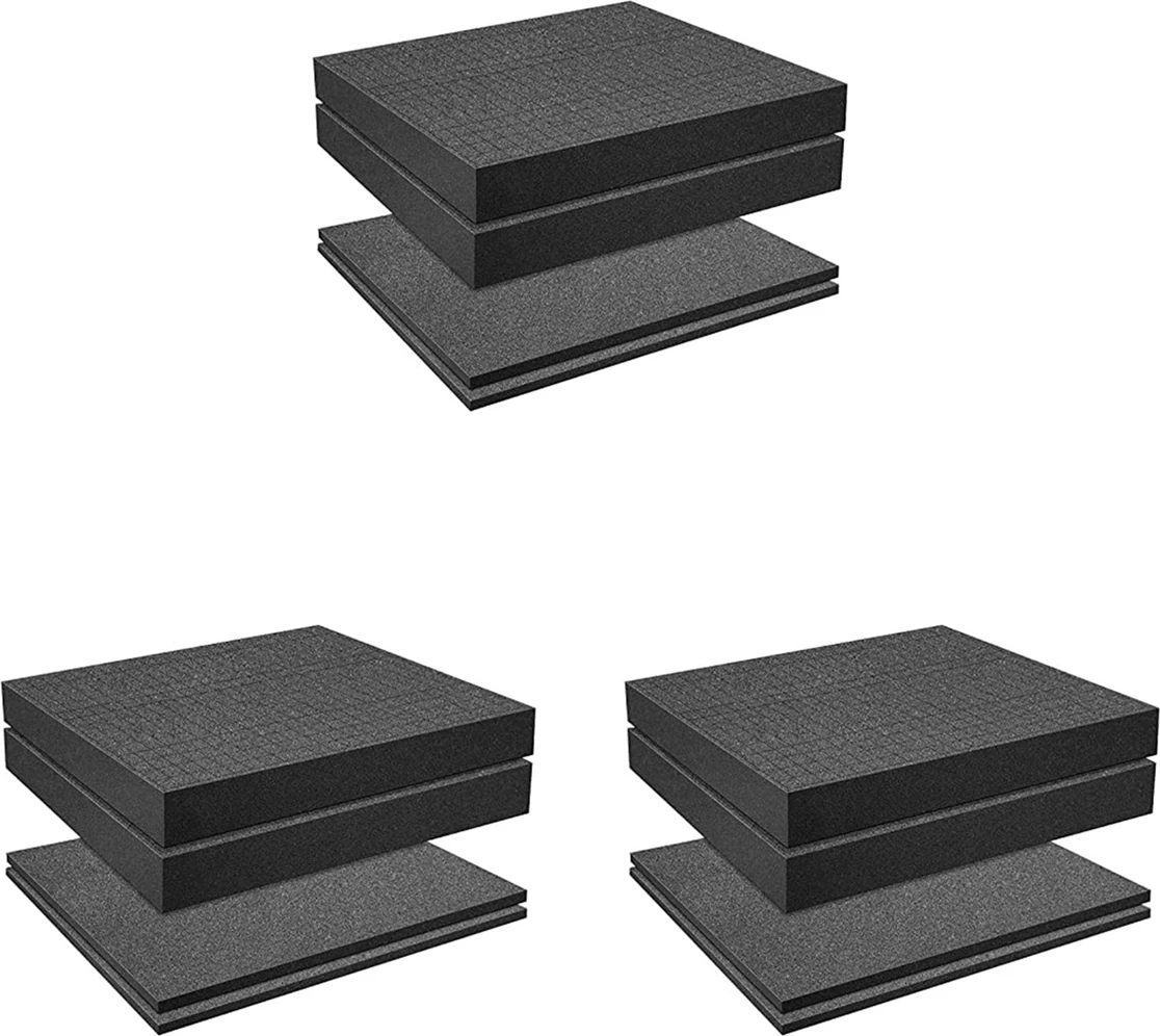 Izgara Sünger Küp-Köpük, 6 Adet 400X300X50MM/6 Adet 400X300X10MM, Alet Kutusu Kamera Kılıfı Sünger, Kutu Aparatı, Alet (Yurt Dışından)