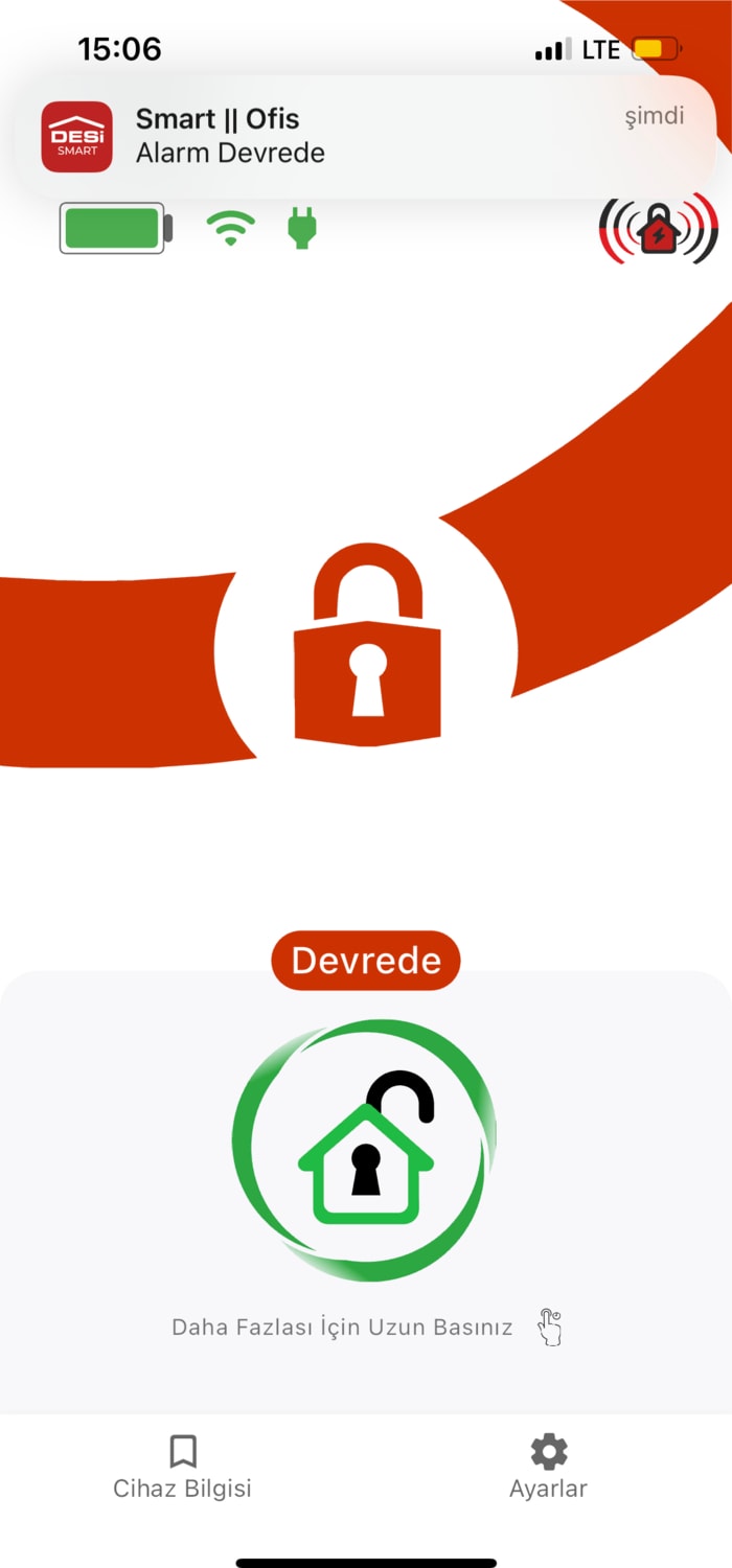 Midline Smart Plus Akıllı Alarm Sistemi (Wifi-Ble-Uygulama ile Kullanım)