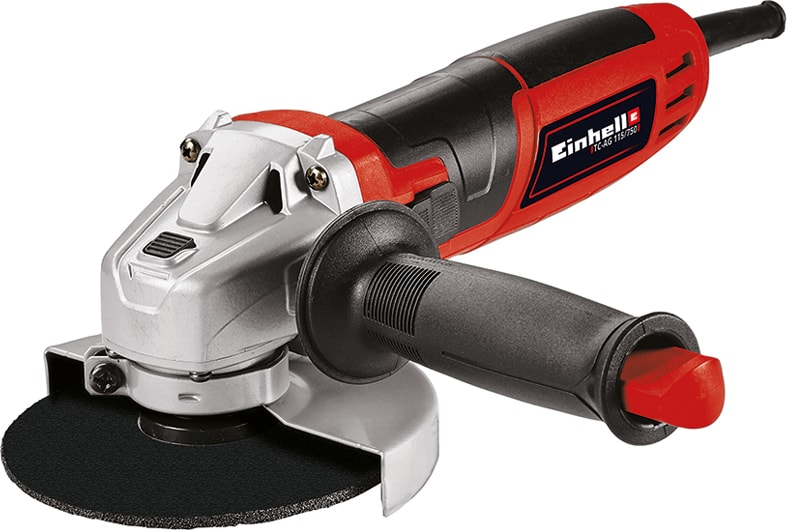 Avuç Taşlama TC-AG 115/750 (750 W, disk koruması, metal dişli başlık, yeniden başlatma koruması, ek tutamak, Ø 115 mm kesme diski, kesme diski dahil değildir) - 4430960
