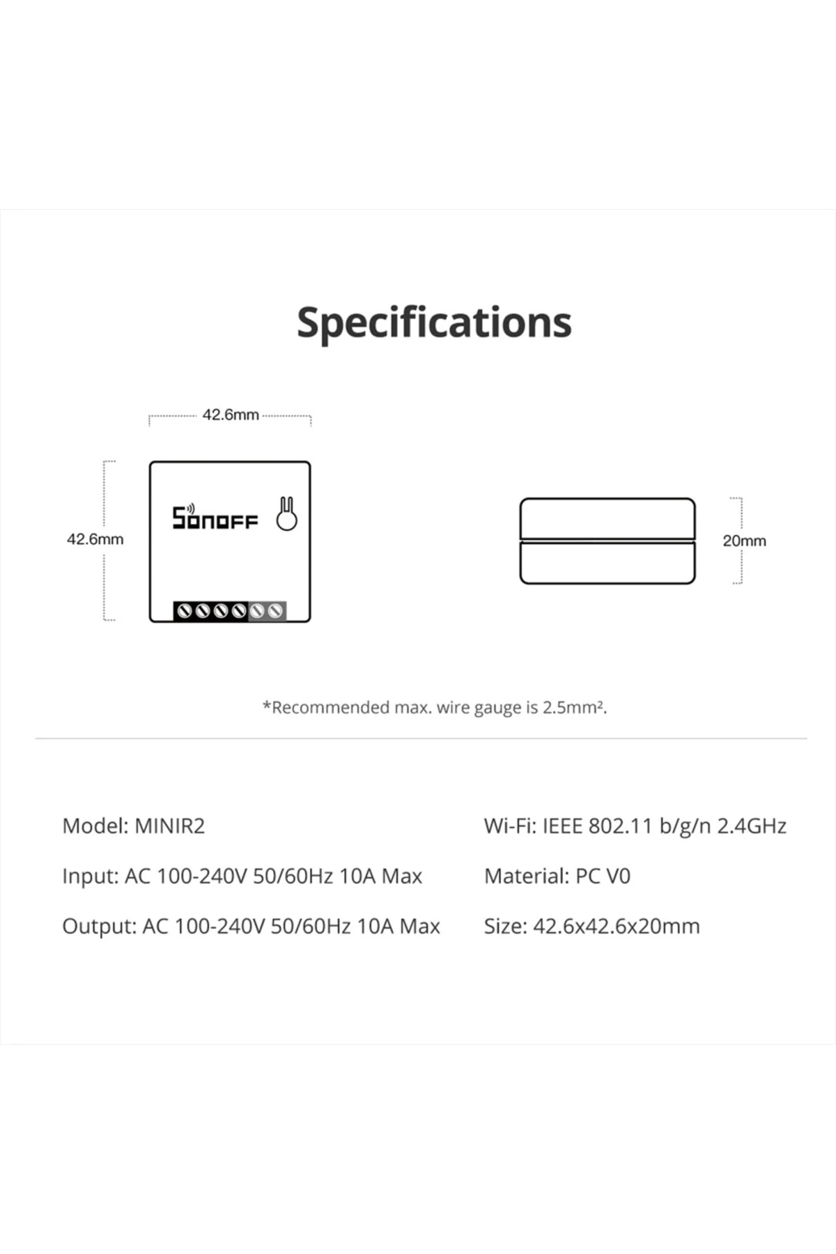Mını R2 Akıllı Çift Yönlü Wifi Anahtarı