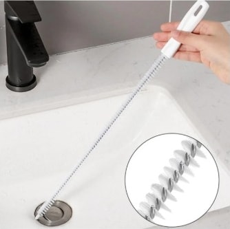 Petek Kalorifer Gider Lavabo Banyo Klozet Borusu Tıkanıklığı Açıcı Açma Temizleme Fırçası Teli