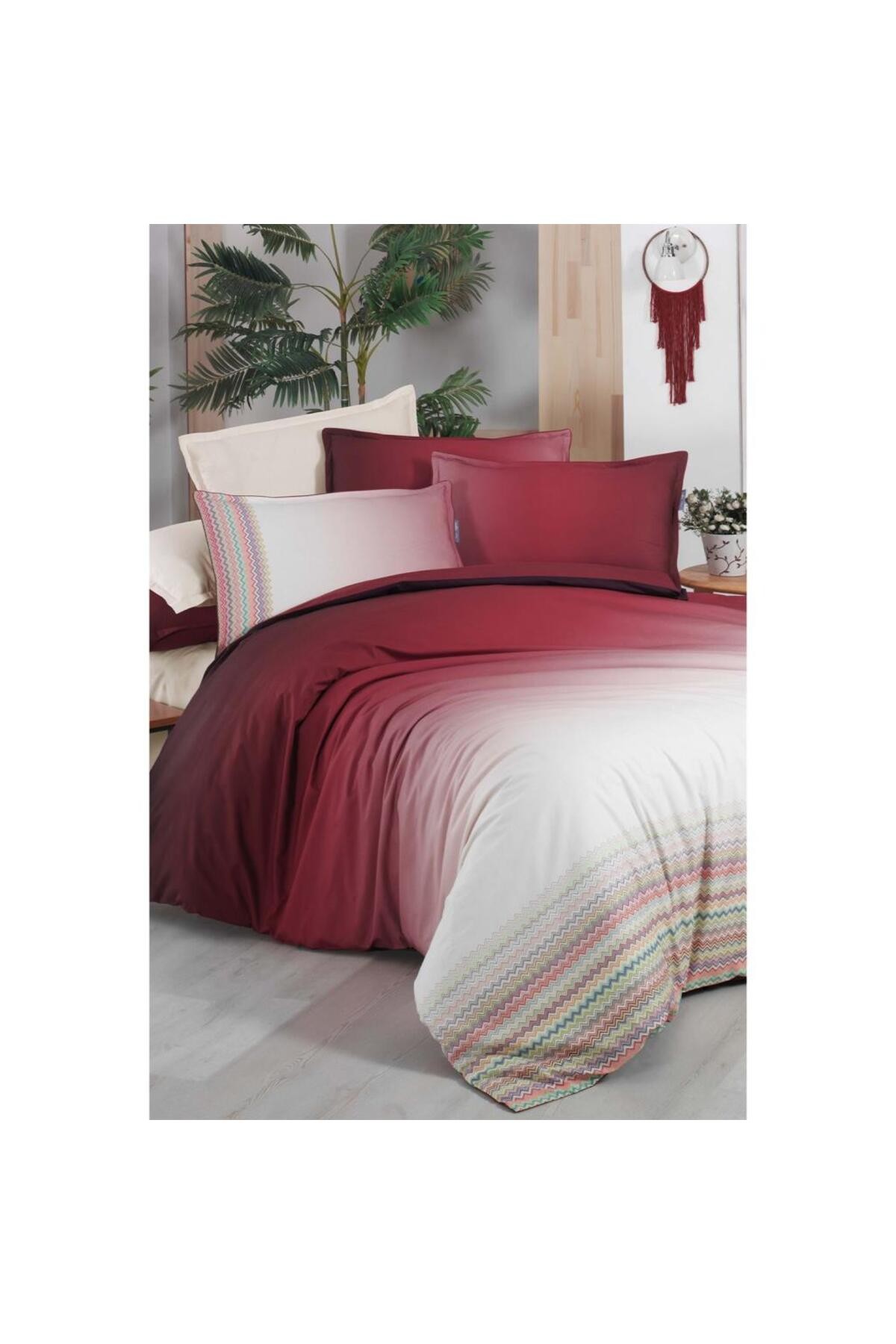 Lındı Fancy Poplin Pamuk King Size Nevresim Takımı