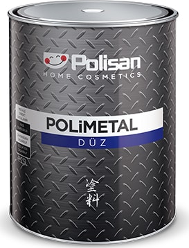 Polimetal Düz 2,5 lt Siyah