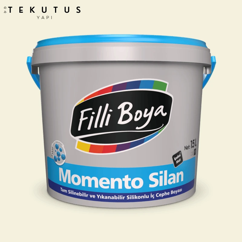 Momento Silan Silikonlu Iç Cephe Boyası 15 L Istiridye Kremi