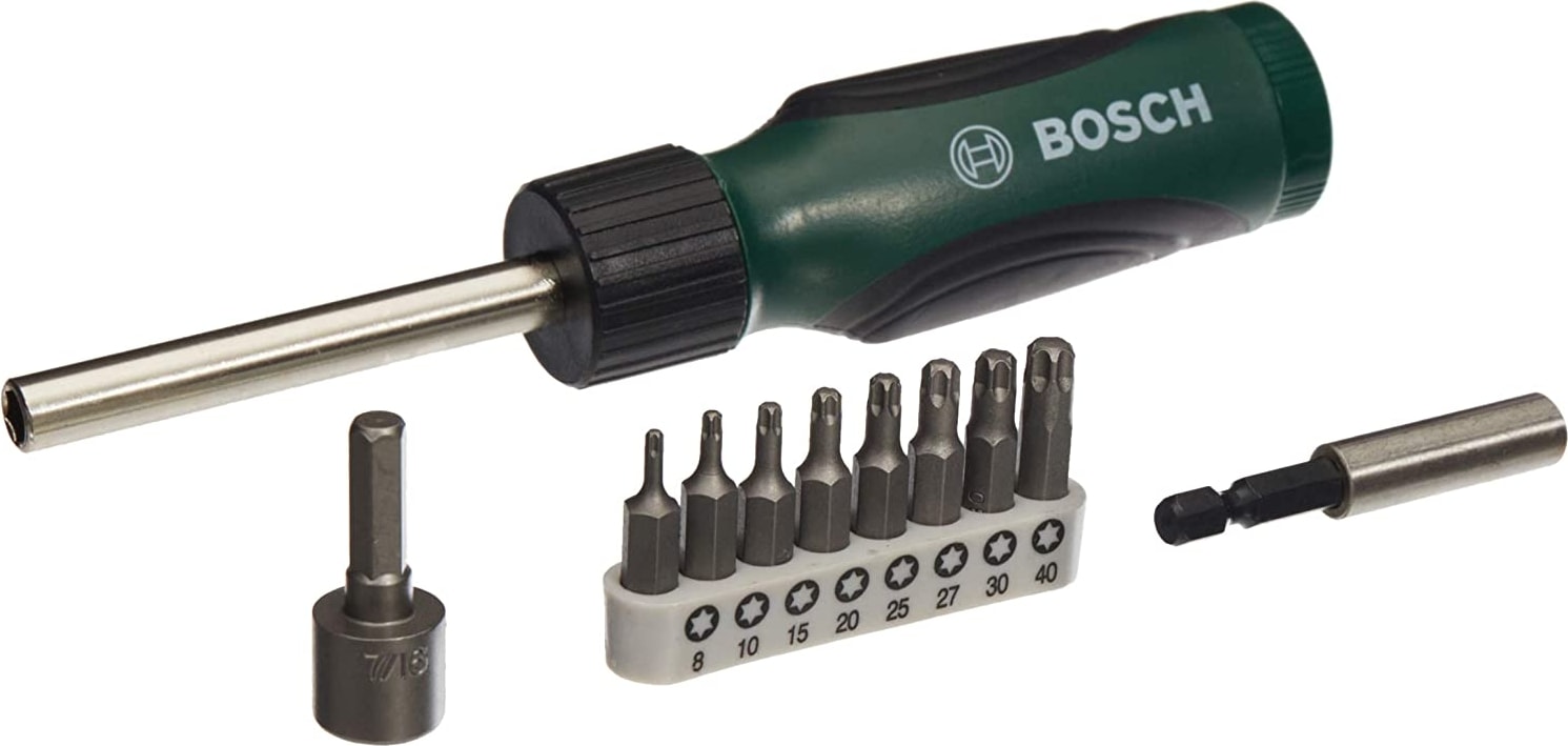 BOSCH 46 PARÇA CIRCIRLI TORNAVİDA BITS UÇ LOKMA VİDALAMA SETİ.