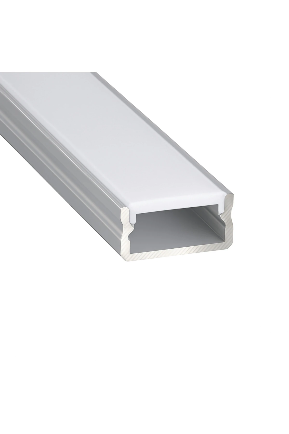 Sıva üstü alüminyum LED profil Kanal 2mt. aydınlatma dekoratif şerit kanalı armatür linear ışık kare