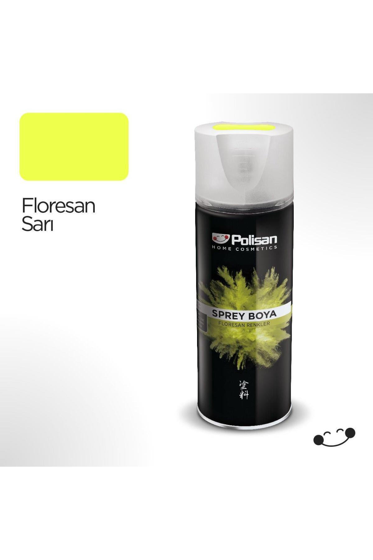 Sprey Boya Floresan Sarı No 516