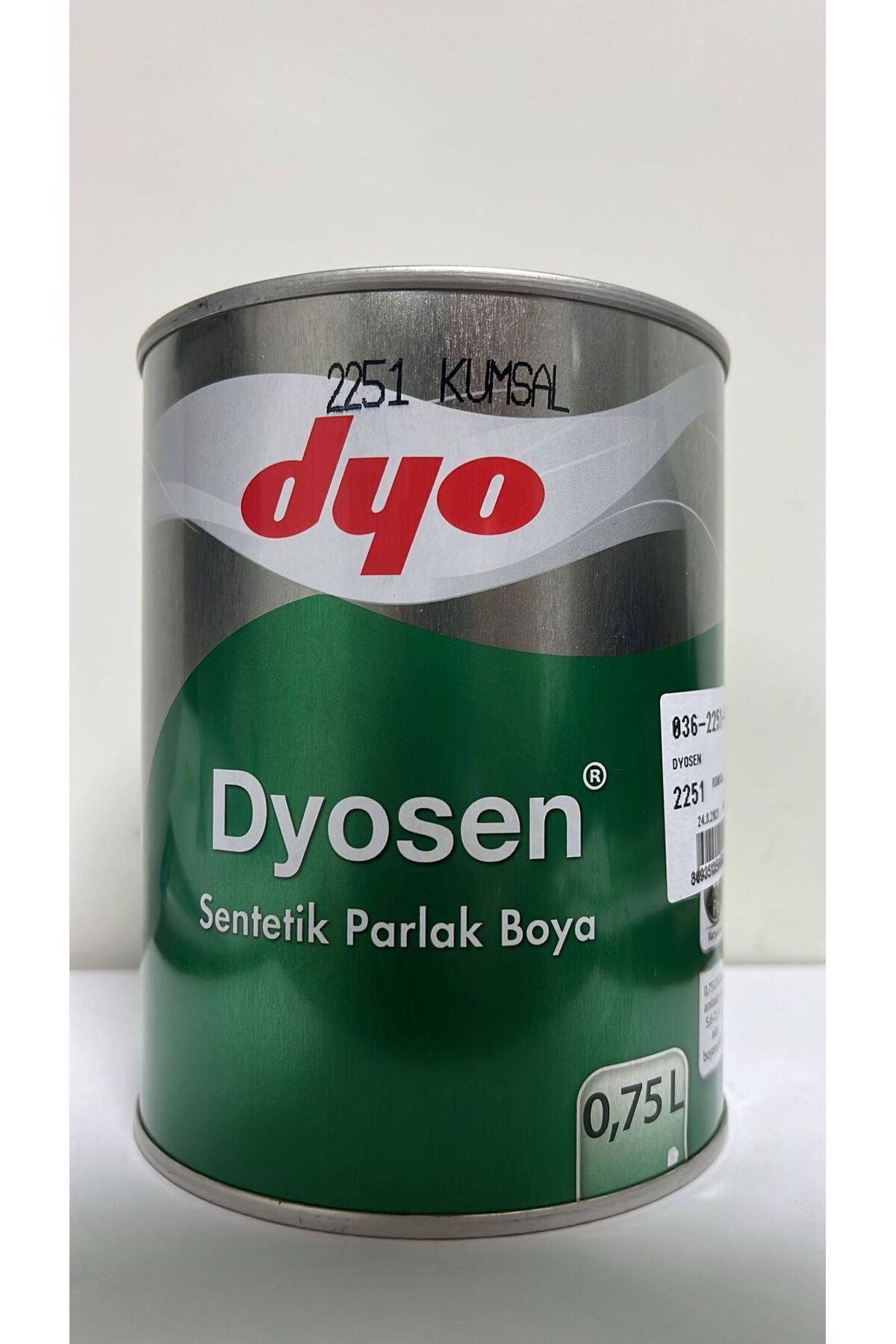 DYOSEN SENTETİK YAĞLI BOYA KUMSAL 0,75 LT