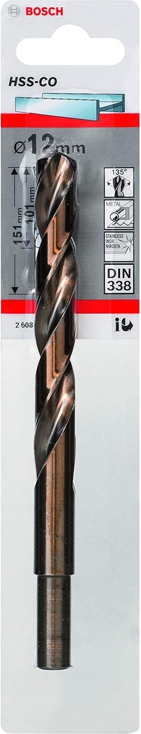 BOSCH Professional Accessories Metal Matkap Hss-Cobalt, 2608585869, 0 Watts, 0 Volts