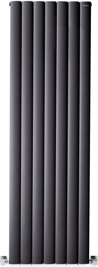 1800 x 555 mm Lilac Dikey Antrasit Alüminyum Radyatör Standart Bağlantı