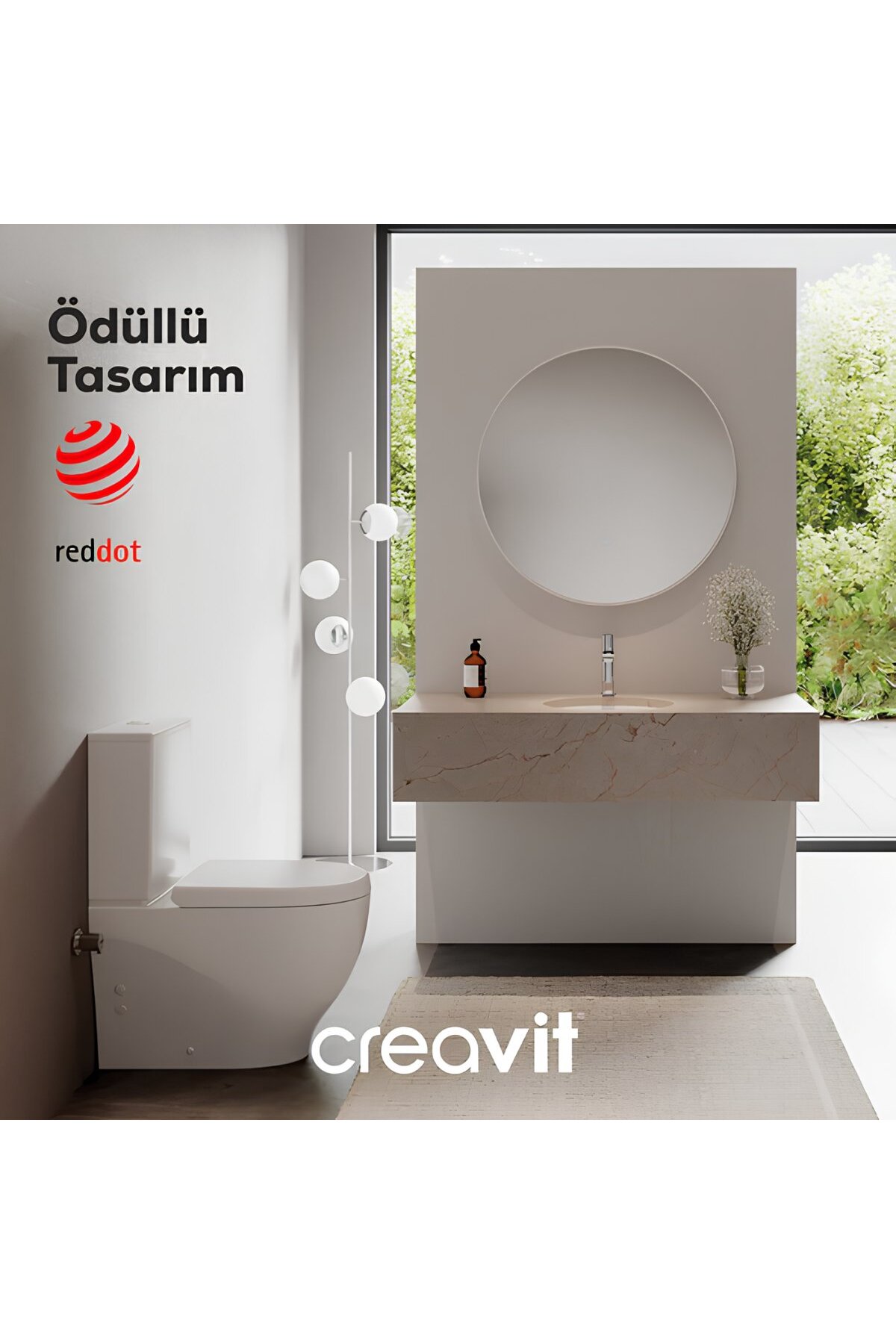 Mare Beyaz Kanalsız Duvara Sıfır Klozet Takımı MA361, Mare Duroplast Yavaş Kapak