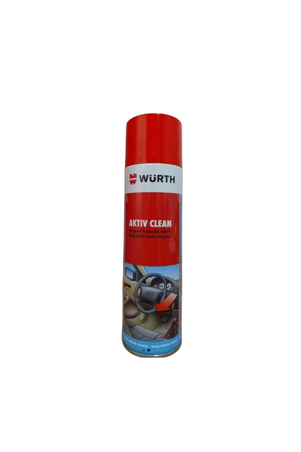 WURTH AKTIV CLEAN MEYVE KOKULU KÖPÜKLÜ TEMİZLEYİCİ 500ml