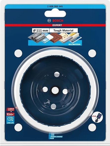 BOSCH 111 mm Expert Sert Malzemeler Için Panç 2608900441