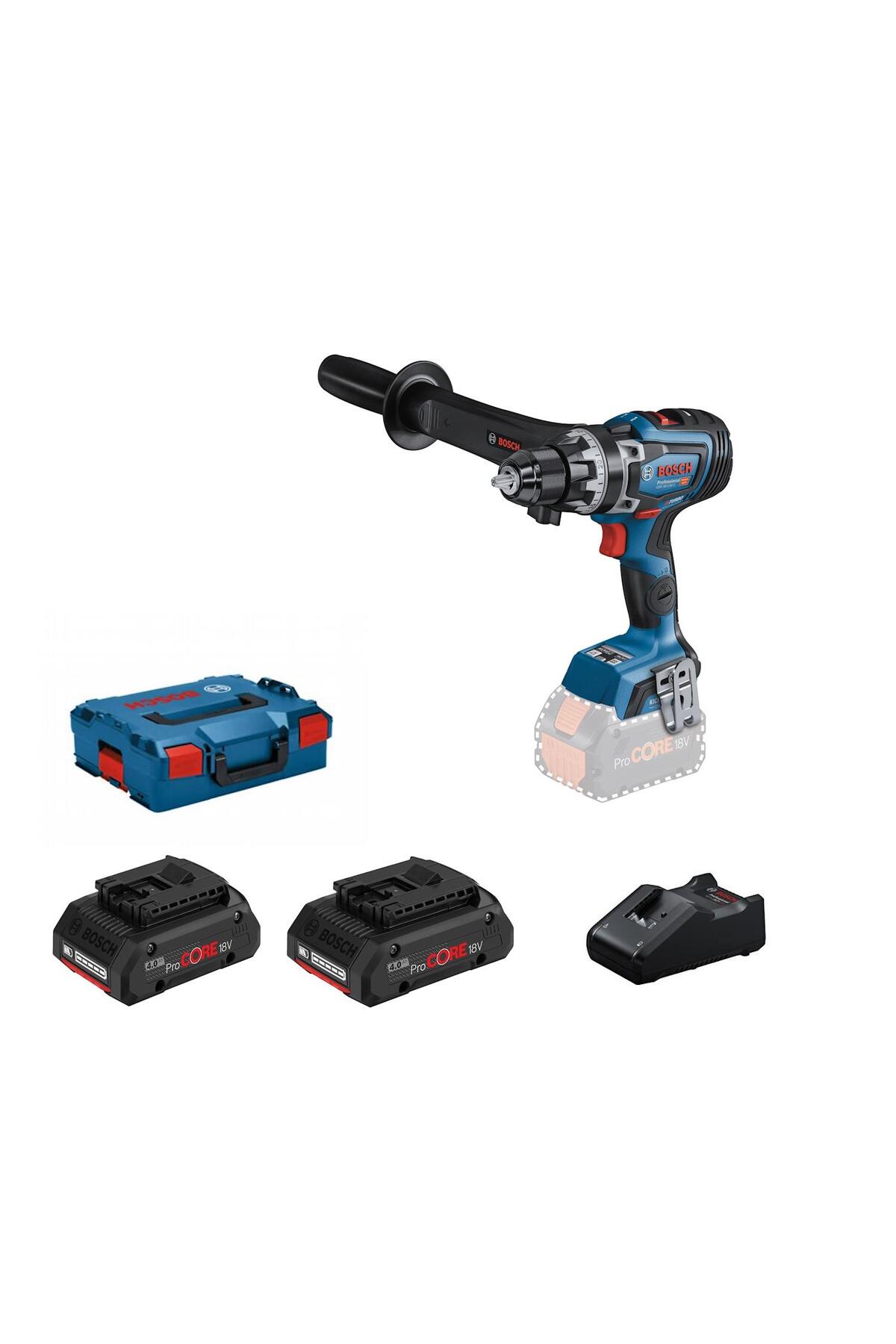 BOSCH GSR 18V-150 C Procore 2x4.0Ah Çift Akülü Vidalama