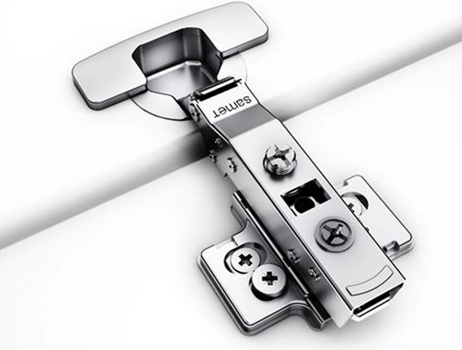 Master Frenli Dolap Kapak Menteşesi Pistonlu Düz Tas Menteşe (1 Çift)