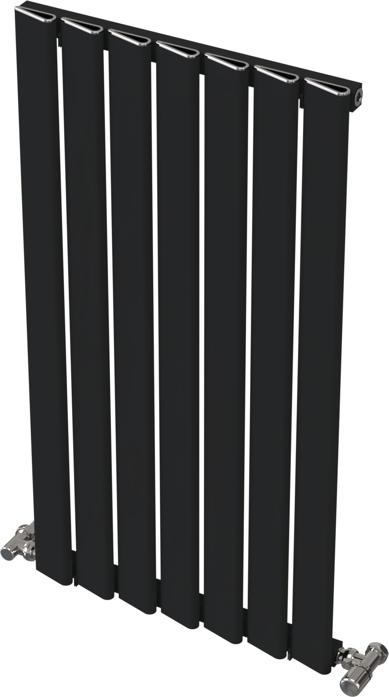 Kavis Alüminyum Panel Radyatör Panel 1000 x 485 7 Dilim Siyah