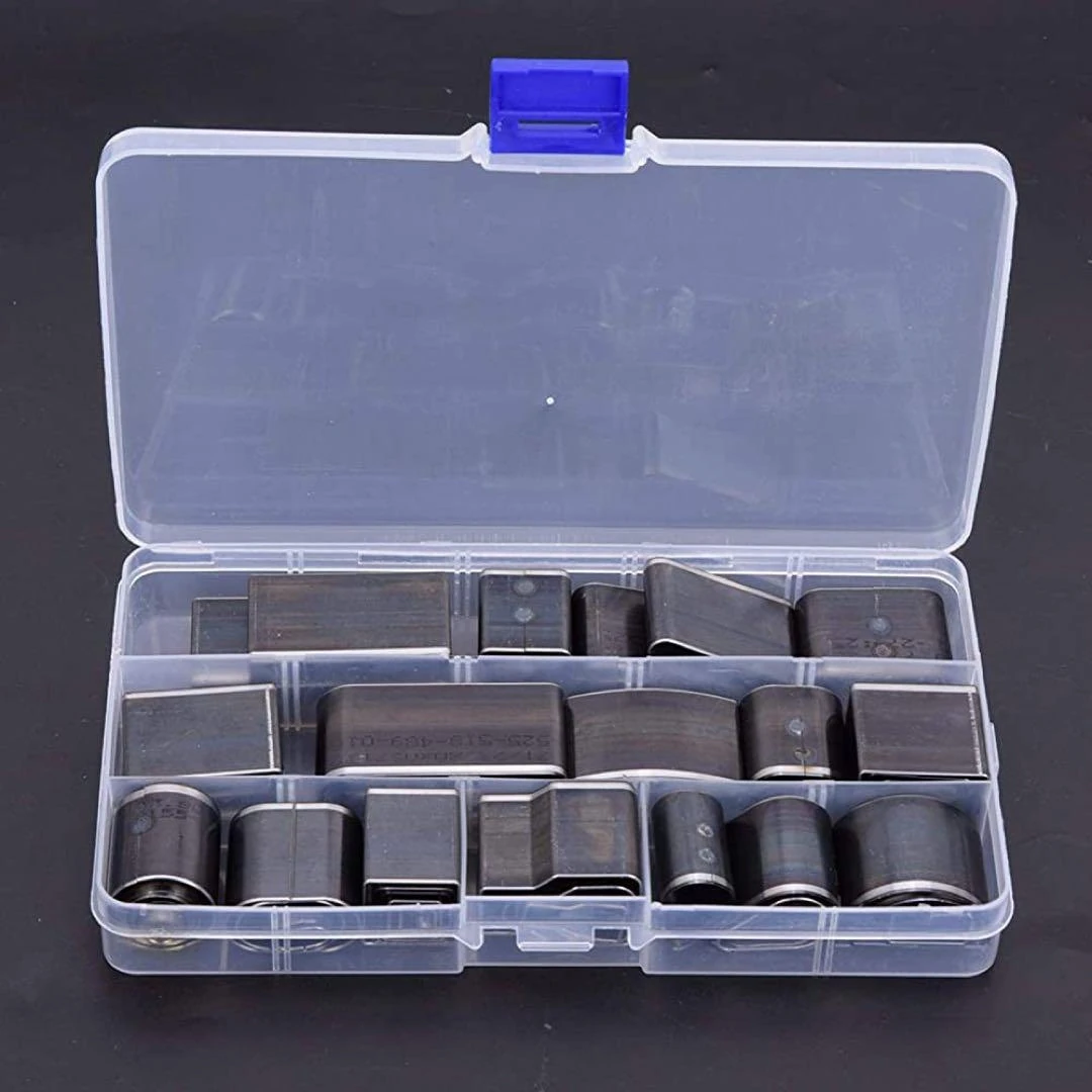 24 Parça Şekilli Delici, Deri Desen Çizici, Çok Şekilli Oval Yuvarlak Kare Delgeç, Saraciye Deri Delgeç