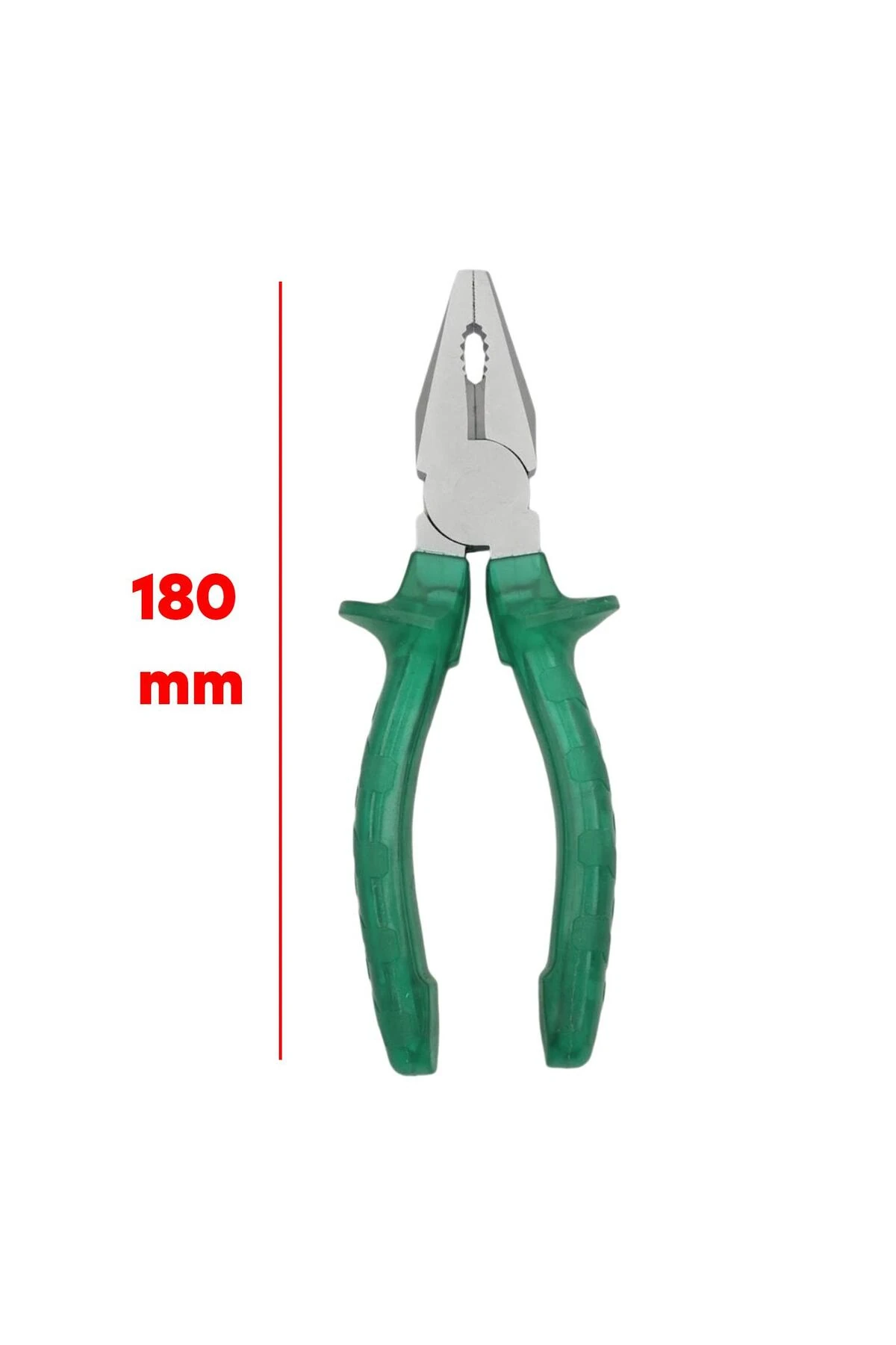 Çok Amaçlı Sağlam Ekonomik Pense 180 mm Ergonomik Pvc İzole Saplı Tel Keblo Kesme Sıyırma Sıkma