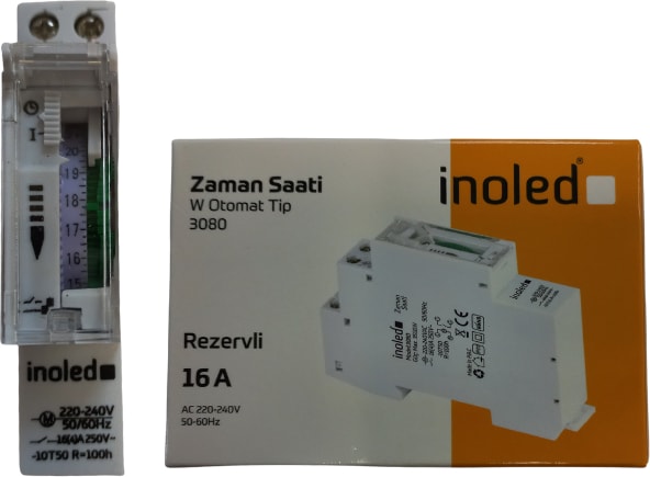 Inoled Zaman Saati Rezervli 16 Amper Sigarta Tipi 3080