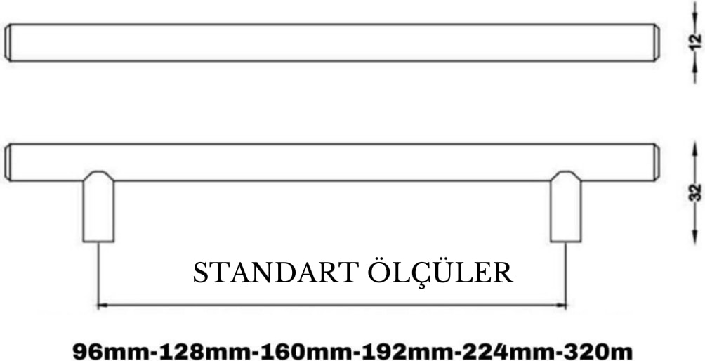 96 mm Paslanmaz Siyah Kulp Tv Ünitesi Yatak Odası Mobilya Çekmece Vestiyer Mutfak Dolap Kulbu