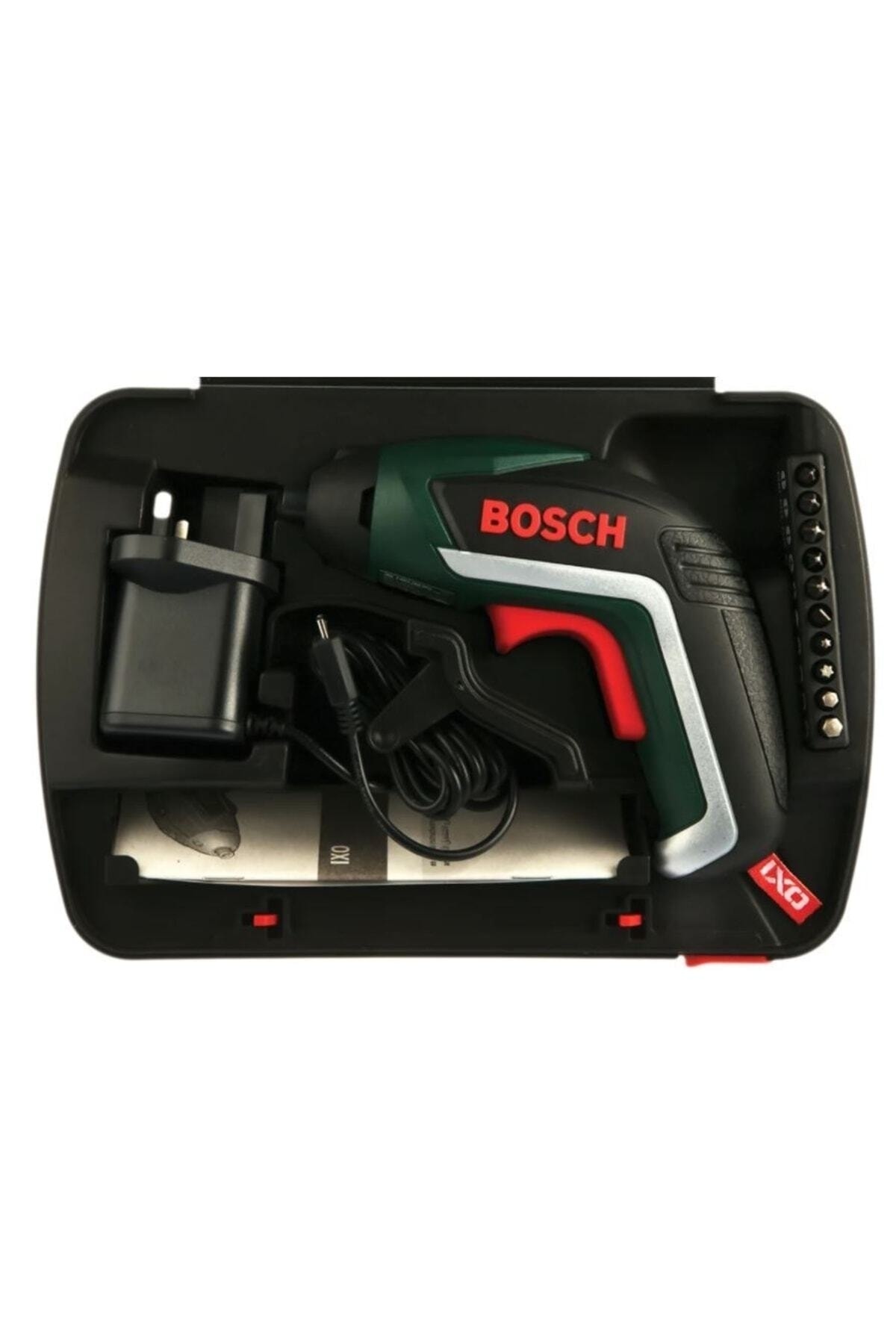 BOSCH Ixo V 3,6 V Akülü Şarjlı Tornavida Saklama Kutulu Şarjlı Matkap + 30 Cm Esnek Uzatma Ucu
