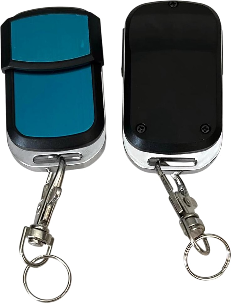 Uk-44 Uyumlu Geniş Işlemcili Mavi Akıllı Kodlanabilir Otopark Bariyer Garaj Kepenk Kumandası 433MHZ