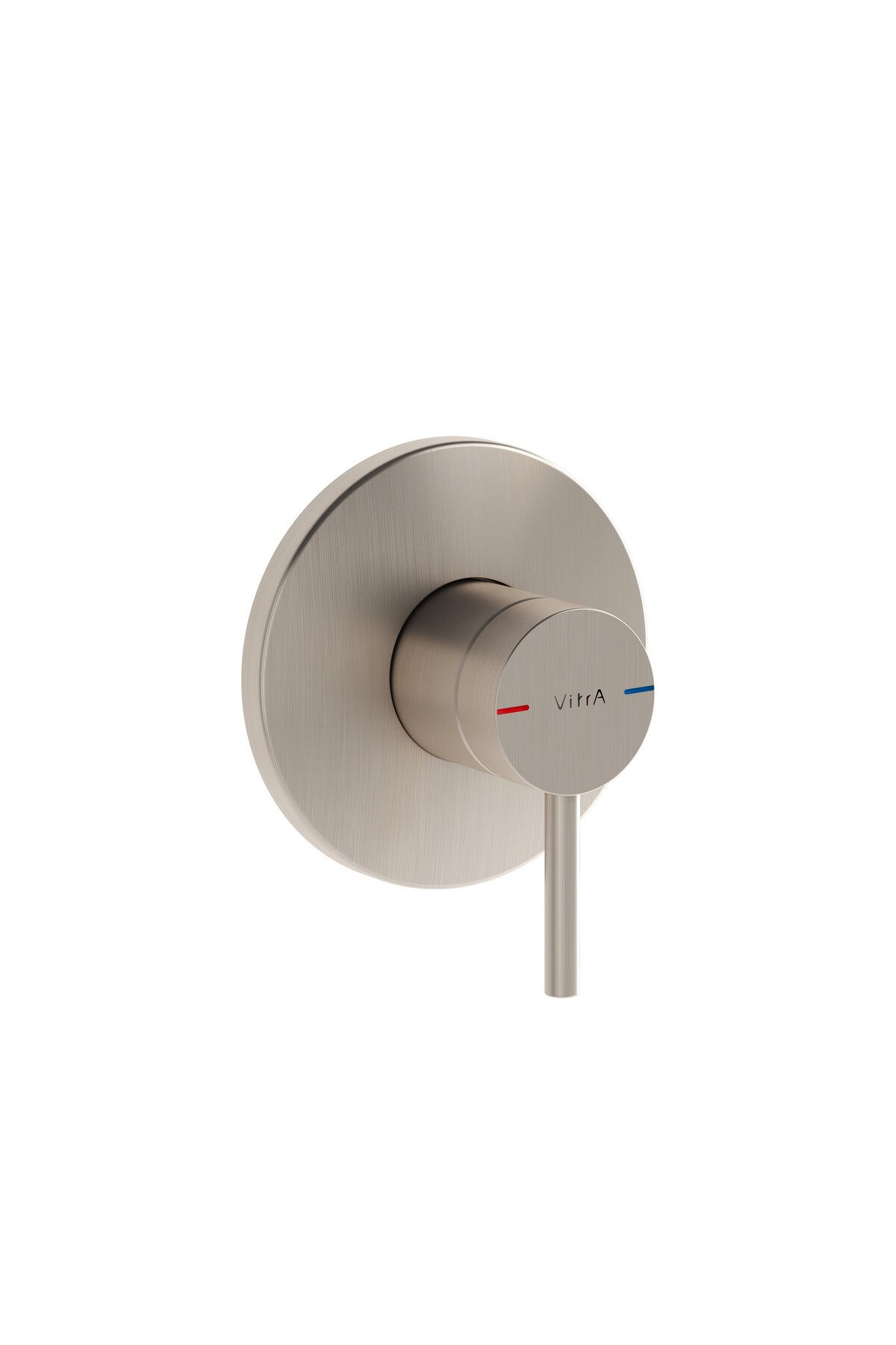 Origin A4262134 Ankastre Lavabo Bataryası, Duvardan Kontrol, Sıva Üstü, Fırçalı Nikel