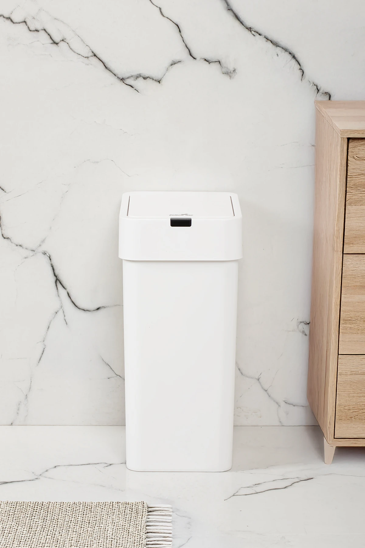 Hareket Sensörlü Sessiz Kapatma Çöp Kutusu Banyo Mutfak Çöp Kovası Kapaklı Banyo Çöp Kovası 9 Lt.