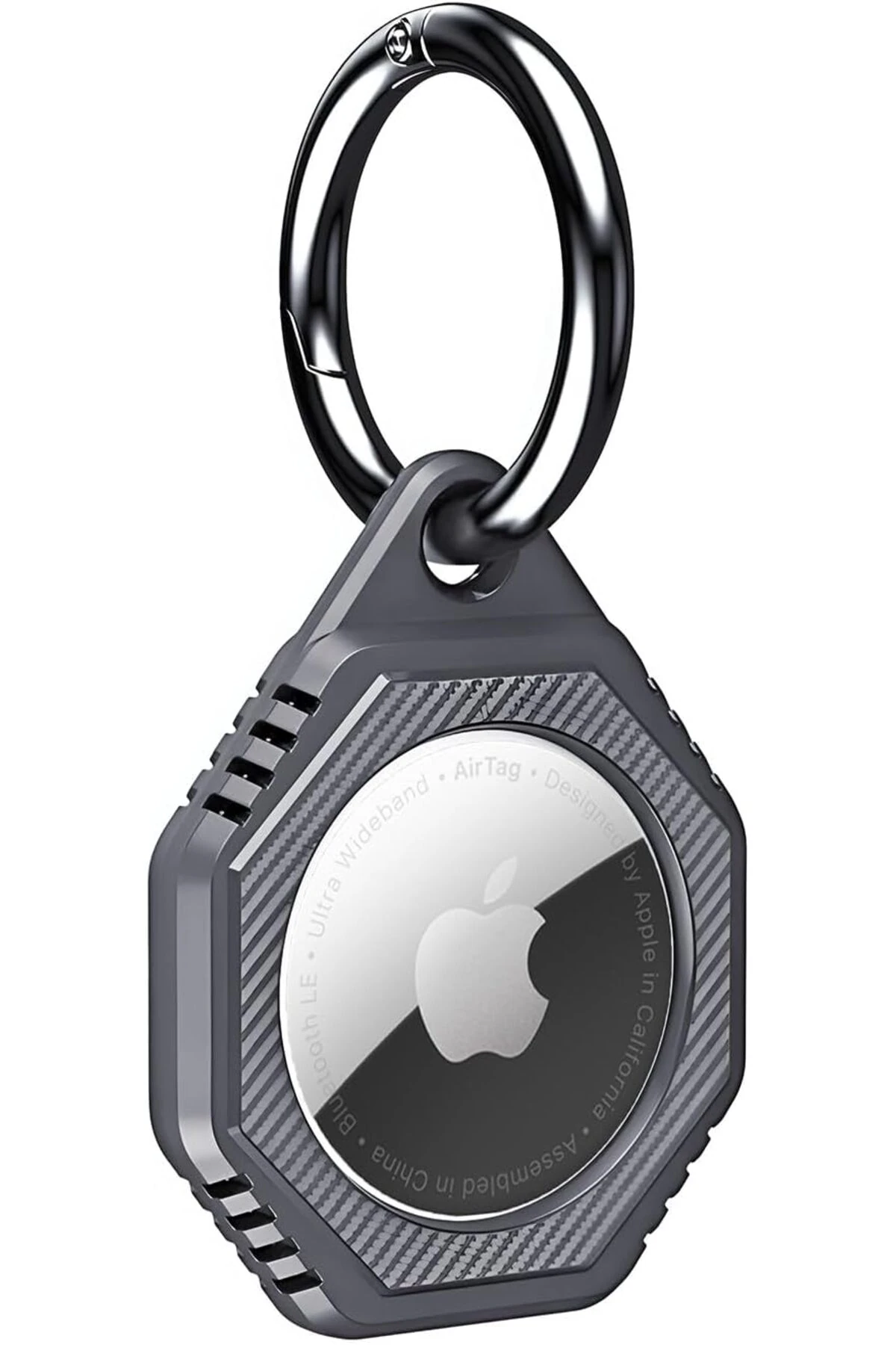 Airtag için Karabinalı Silikon Anahtarlık Cihaza Tam Oturan Mükemmel Kalıp ve Yüksek Kalite Materyal