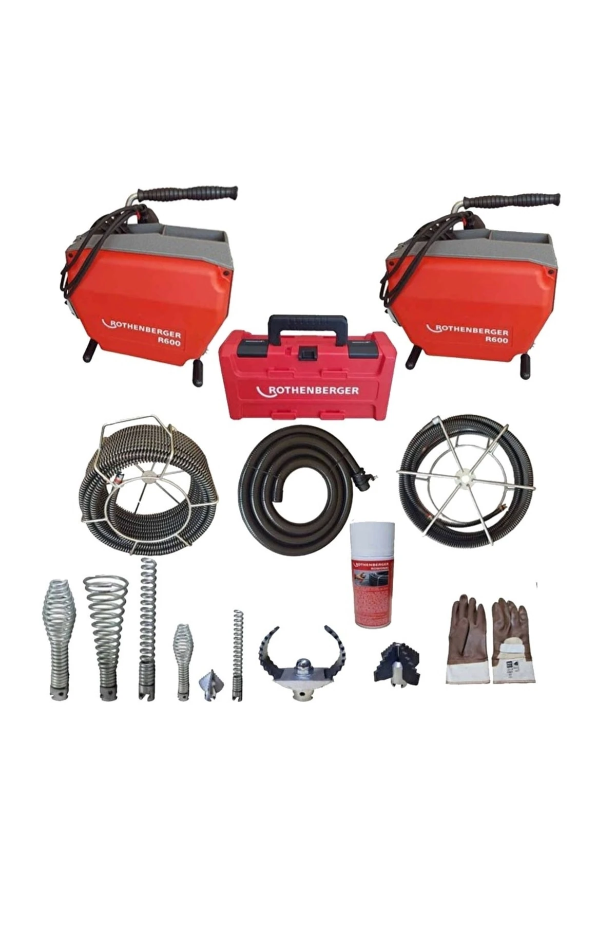 R600 Smk Profesyonel Kanal Gider Açma Makinesi (yay Içi Dolu)