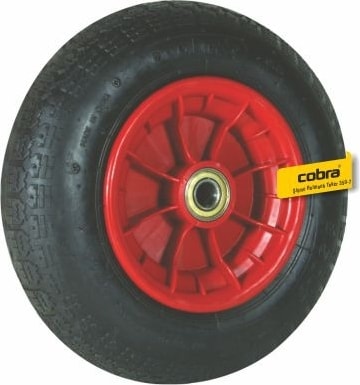 Cobra Şişme Tekerlek Plastik Bilyalı Jantlı Rulmanlı Teker 350-7MM
