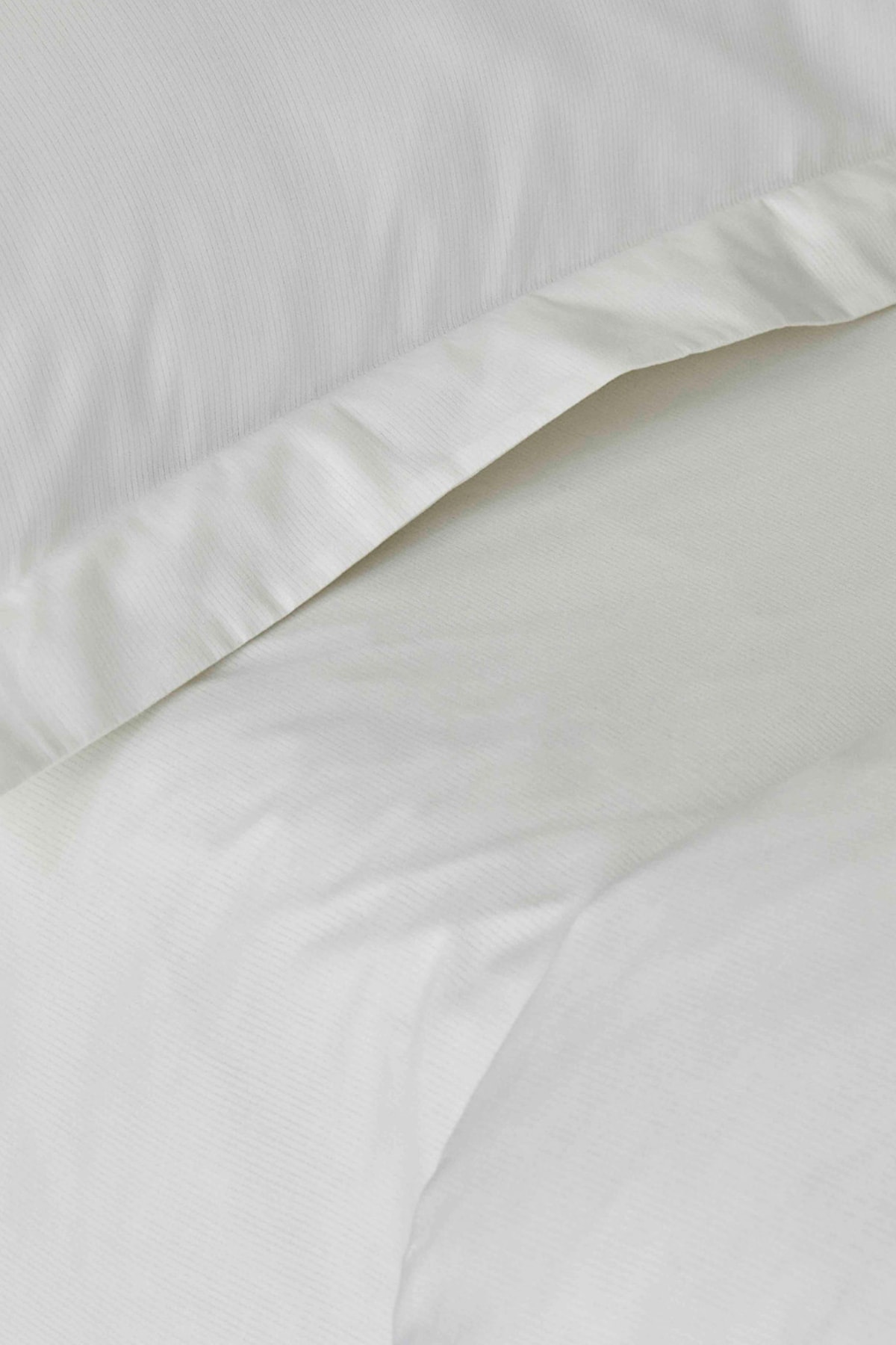 Back To Basic %100 Pamuk King Size Nevresim Takımı Beyaz
