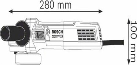 BOSCH 900W Devirli Avuç Taşlama Makinası Gws 9-115 S