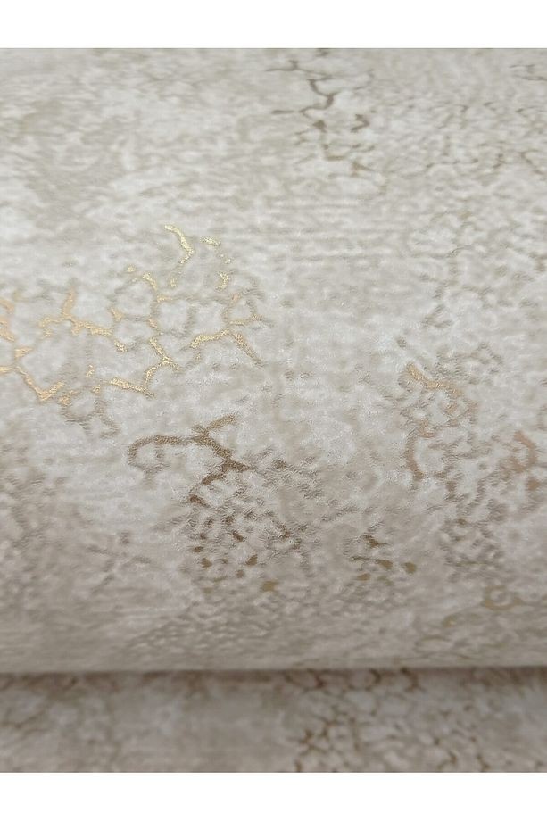 Gold Damarlı Hafif Kabartmalı Duvar Kağıdı 16m2