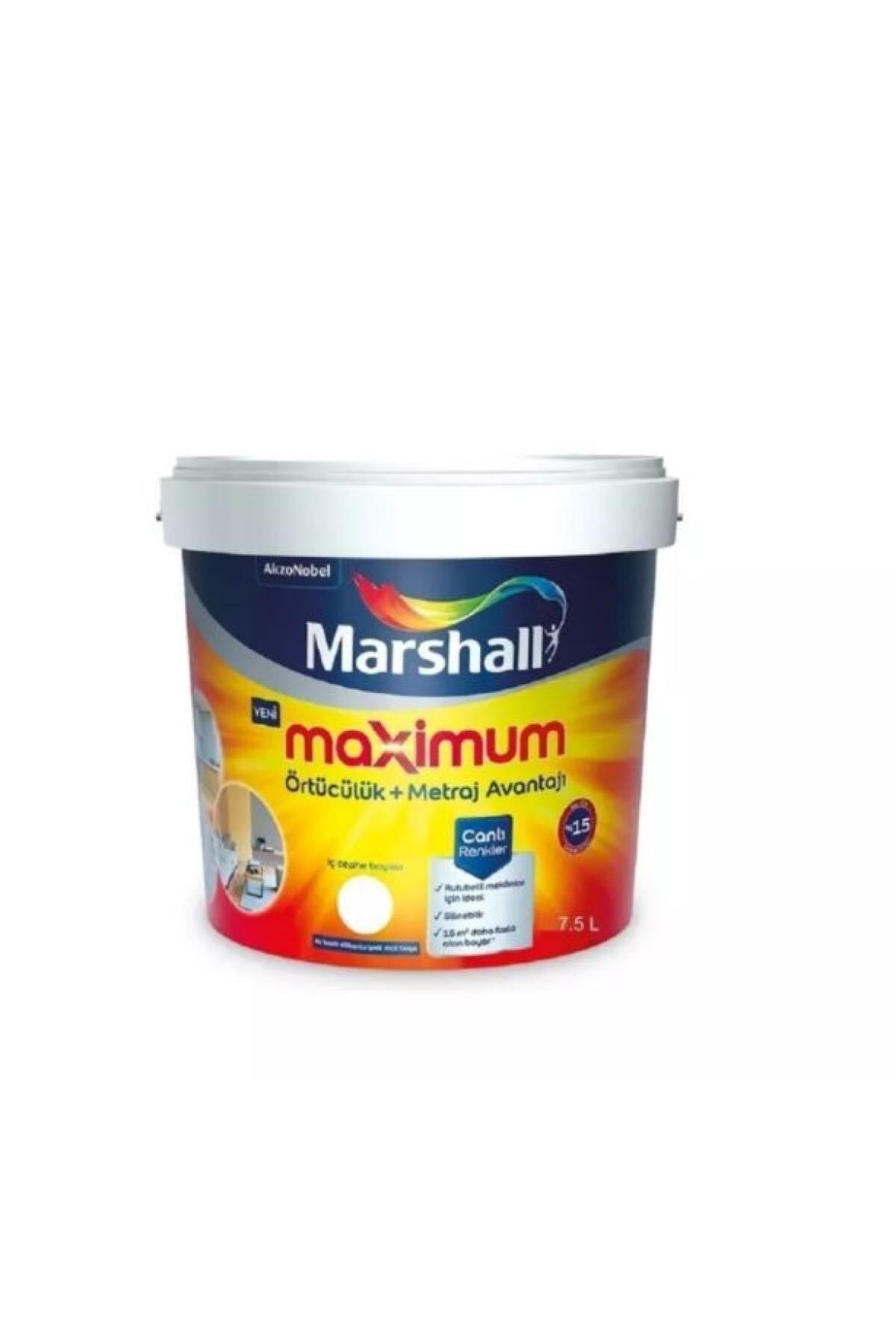 Maximum Silikonlu Ipek Mat 7.5 lt