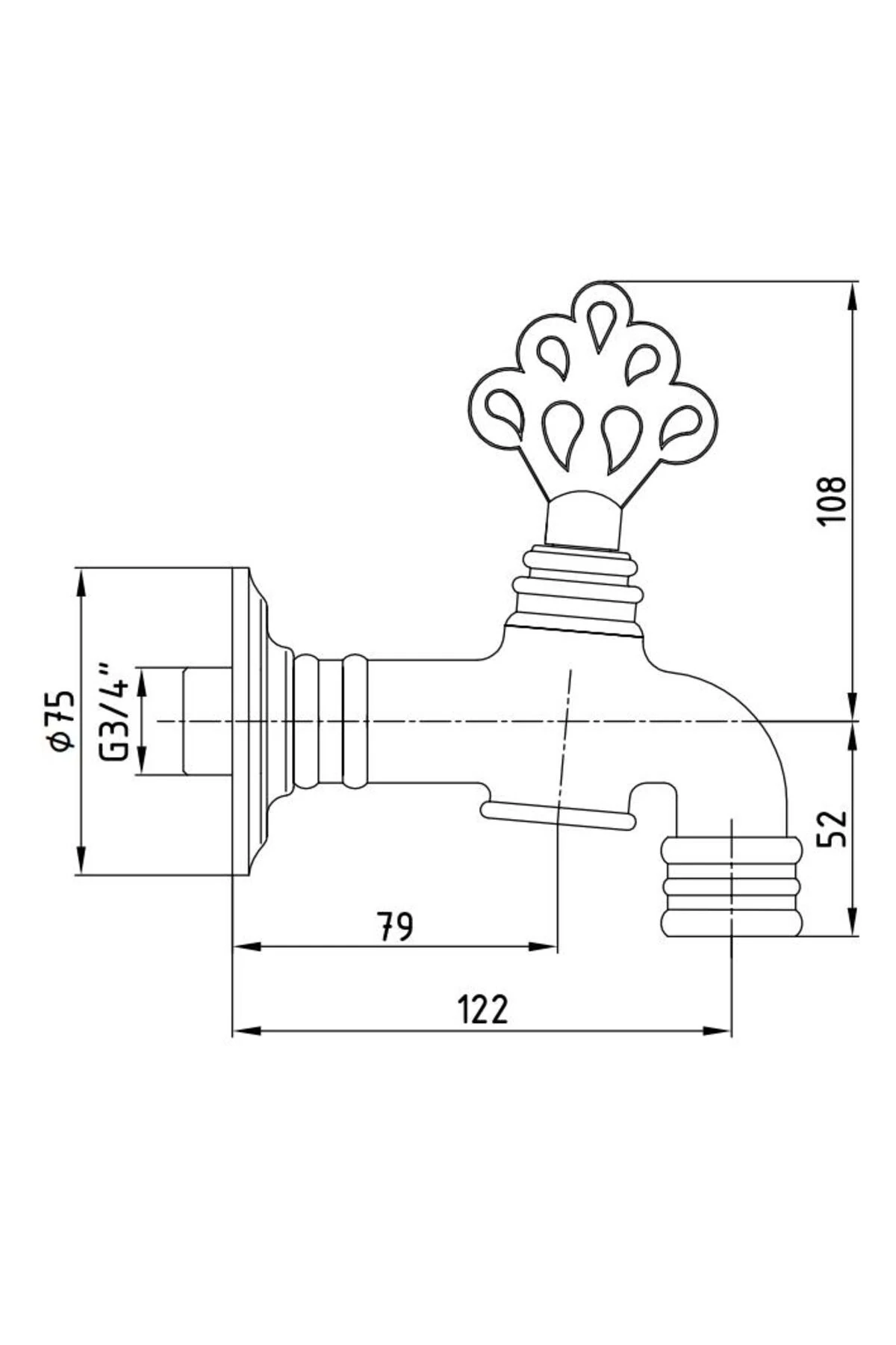Osmanlı Kurna Musluğu Eskitme 102209223